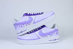 Purple Drip Custom Air Force 1 - view 2