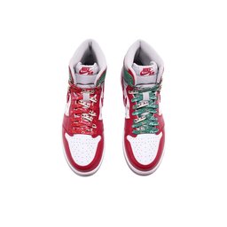 Red Green Christmas Xmas Gift Sneakers Custom Air Force 1 - view 4