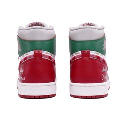 Red Green Christmas Xmas Gift Sneakers Custom Air Force 1 - view 5
