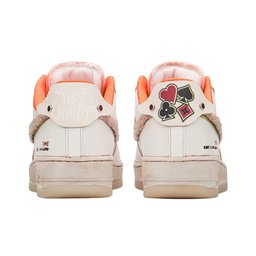 Orange Beige Christmas Xmas Gift Sneakers Custom Air Force 1 - view 3