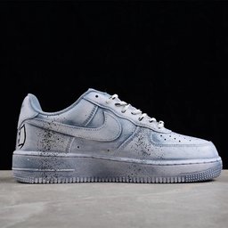 Custom Air Force 1 Baby Blue with Cross Patterns - view 5
