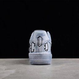 Custom Air Force 1 Baby Blue with Cross Patterns - view 7
