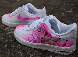 Pink Flamingo Custom Air Force 1 - view 3