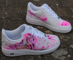 Pink Flamingo Custom Air Force 1 - view 4