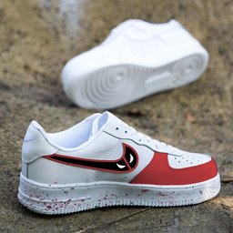 Deadpool Red Black Custom Air Force 1 - view 5