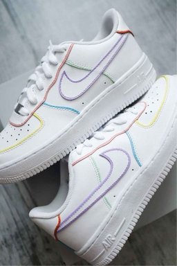 Rainbow Lines Custom Air Force 1 - view 2