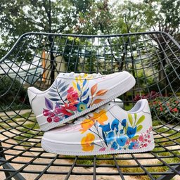 Colorful Flowers Custom Air Force 1