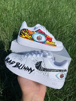 BAD BUNNY Custom Air Force 1 - view 2