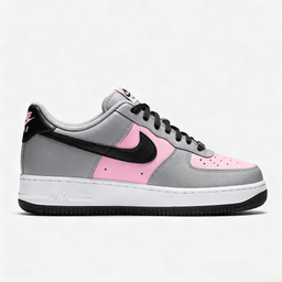 Custom Air Force 1 Baby Pink Grey