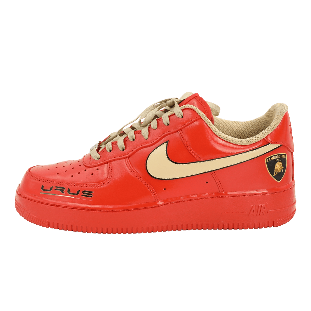 Custom Air Force 1 Red Lamborghini Logo