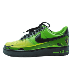 Custom Air Force 1 Green Lamborghini Design - view 2