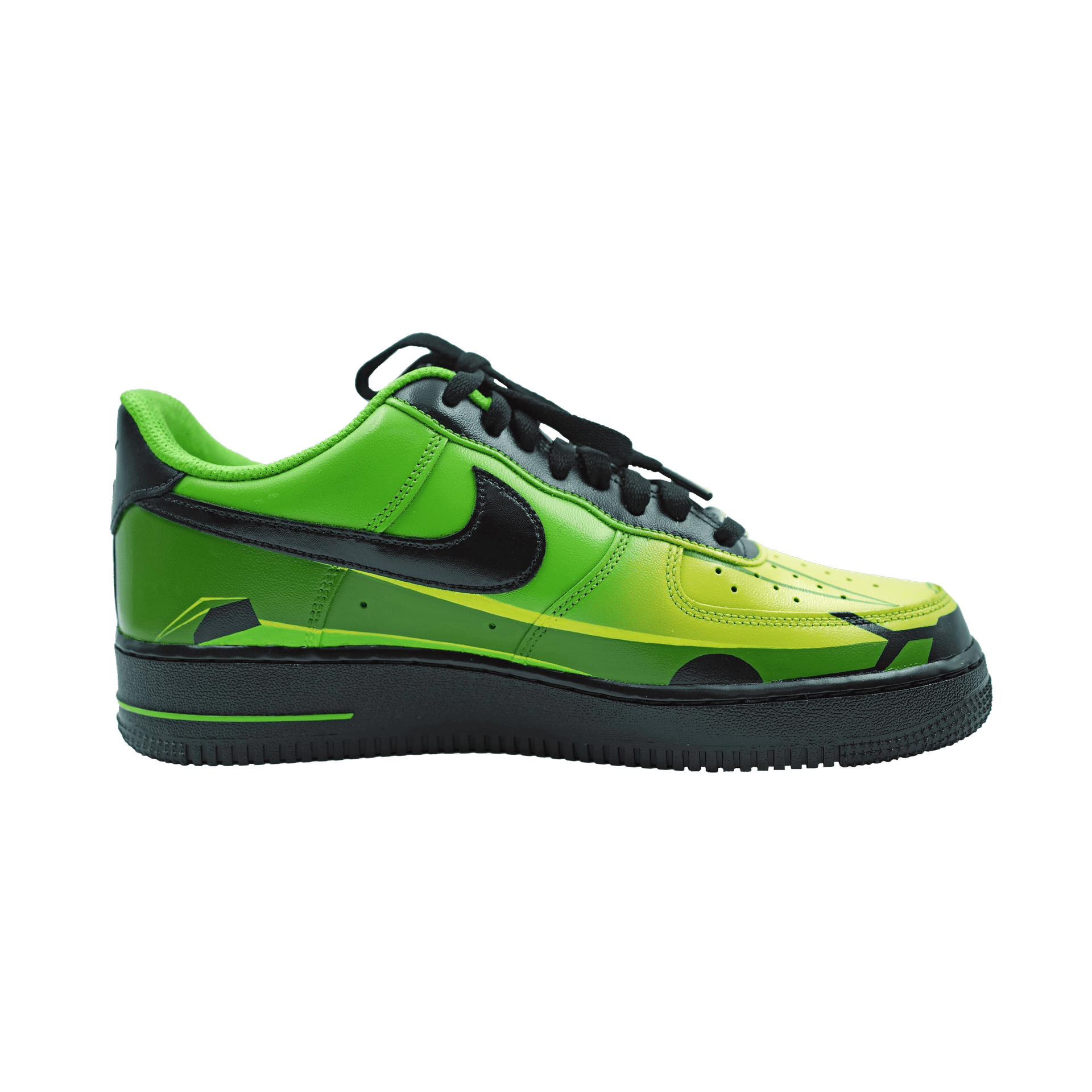 Custom Air Force 1 Green Lamborghini Design