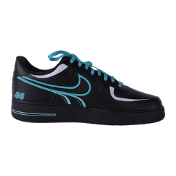 Custom Air Force 1 Black Teal Racing - Theme - view 2