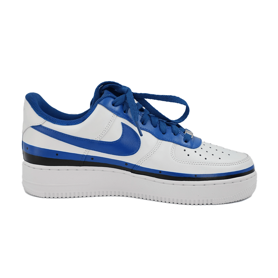 Custom Air Force 1 White Blue Ducati Theme