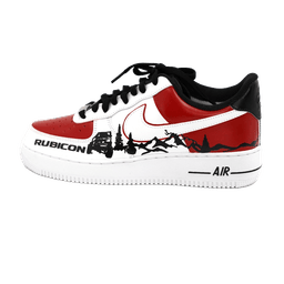 Custom Air Force 1 Red White Off - Road Theme - view 2