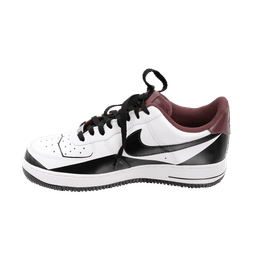 Custom Air Force 1 White Black Burgundy Lamborghini Logo