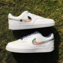 Custom Air Force 1 White Anime Character Design - view 2