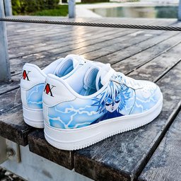 Custom Air Force 1 Baby Blue Anime Character Design