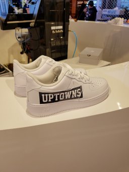 Custom Air Force 1 White Uptowns Graphic - view 2