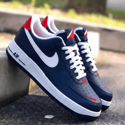 Classic Red and Navy Custom Air Force 1 - view 2