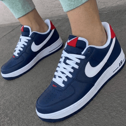 Classic Red and Navy Custom Air Force 1 - view 3