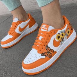Sunflower Butterflies Orange Custom Air Force 1 - view 3
