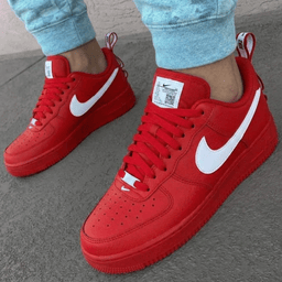 Classic Logo Red White Custom Air Force 1 - view 3