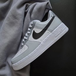 Simple Gray Black Custom Air Force 1 - view 4