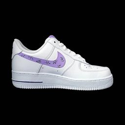 Floral Pattern Lilac Custom Air Force 1 - view 2