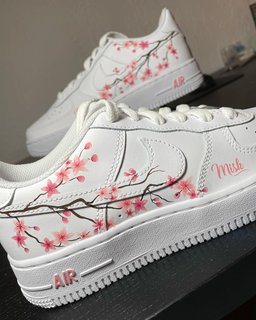 Cherry Blossom Pink Custom Air Force 1 - view 4