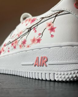 Cherry Blossom Pink Custom Air Force 1 - view 5