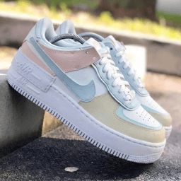 Pastel Baby Blue Baby Pink Custom Air Force 1 - view 2