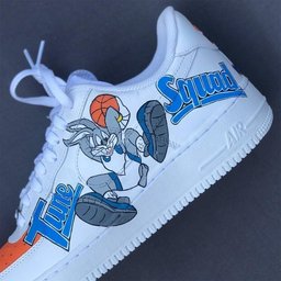 Looney Tunes Theme Orange Blue Custom Air Force 1