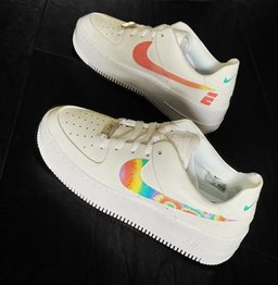 Tie - Dye Ombre Custom Air Force 1 - view 3