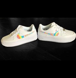 Tie - Dye Ombre Custom Air Force 1 - view 2