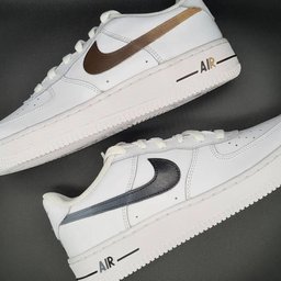 Brown with Grey Accents Custom Air Force 1 - view 2