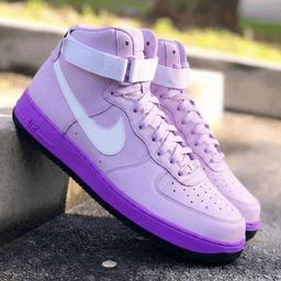 Dreamy Baby Pink Purple Custom Air Force 1 - view 2