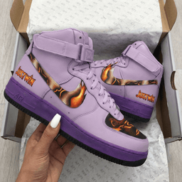 Flame Pattern Baby Purple Custom Air Force 1 - view 2