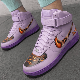 Flame Pattern Baby Purple Custom Air Force 1 - view 3