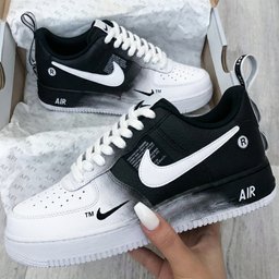 Gradient Black White Custom Air Force 1 - view 2