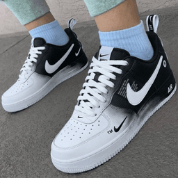 Gradient Black White Custom Air Force 1 - view 3