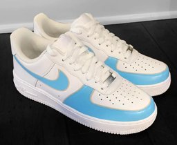 Simple Design Baby Blue Custom Air Force 1 - view 2