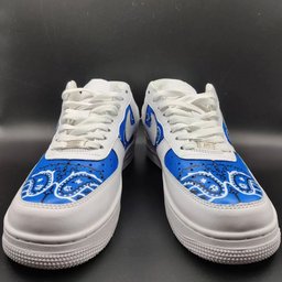 Bandana Pattern Blue Custom Air Force 1 - view 3