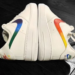 Rainbow - Tipped Swoosh Custom Air Force 1 - view 3