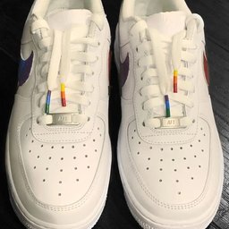 Rainbow - Tipped Swoosh Custom Air Force 1 - view 5