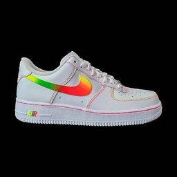 Rainbow Ombre Pink Custom Air Force 1 - view 2