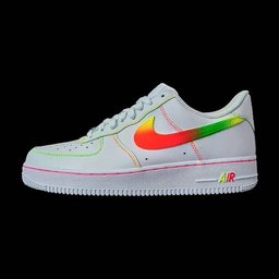 Rainbow Ombre Pink Custom Air Force 1