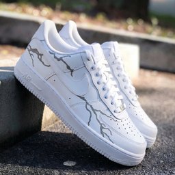 Lightning Gray Custom Air Force 1 - view 2