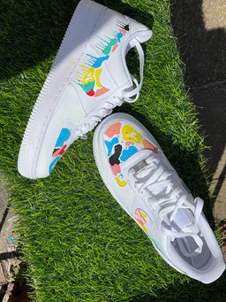 Splatter Paint Multicolor Custom Air Force 1 - view 4
