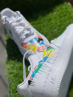 Splatter Paint Multicolor Custom Air Force 1 - view 3